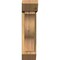Ekena Millwork Funston Slat Rough Sawn Bracket w/ Offset Brace, Western Red Cedar, 6"W x 16"D x 24"H BKT0604X16X24FST06RWR - alternate 4